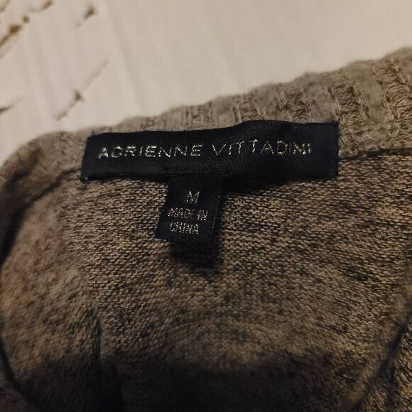 Adrienne Vittadini | Women's Cowl-Neck Sweater Grey | Medium - Picture 7 of 9